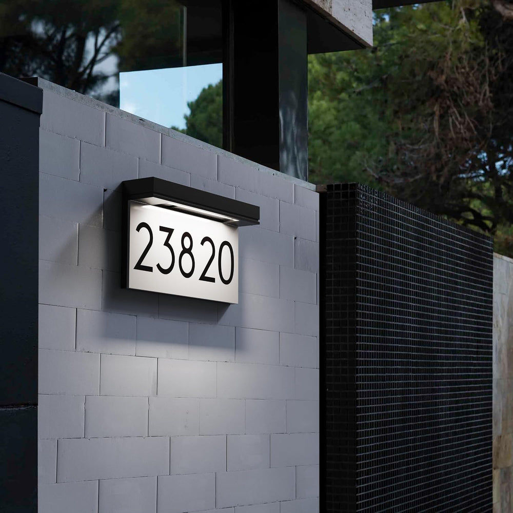 Solar House Numbers for Outside, Address Plaques for House Waterproof