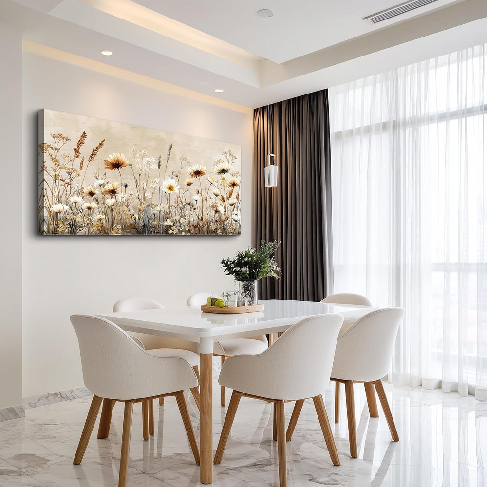 XIGUANGART Floral Wall Art, Large Wall Art, Flower Pictures Wall Decor, Elega...