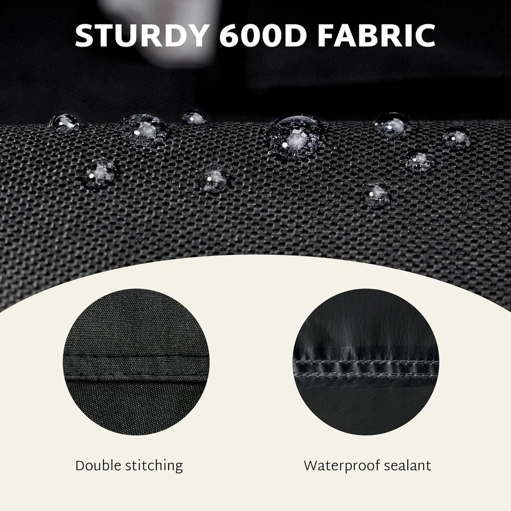 iBirdie Outdoor Round Table Cover 62 x 34 inch, 5 ft, Waterproof, 600D