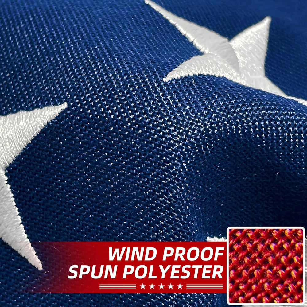 Premium American Flag 4x6 Ft TearProof Series for Outside, Heavy Duty Outdoor...