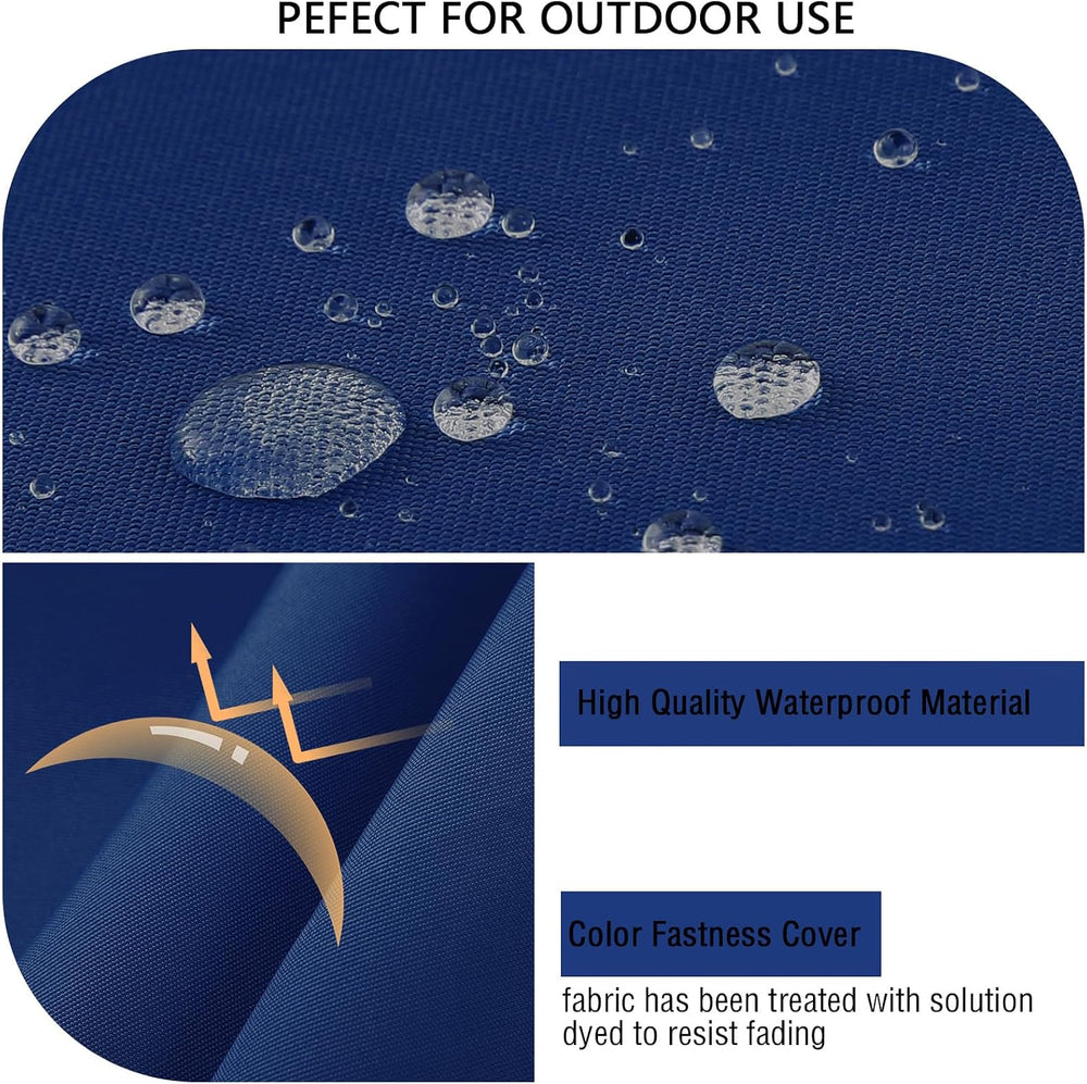 idee-home Outdoor Chair Cushions Set of 4, Waterproof Outdoor Seat Cushions