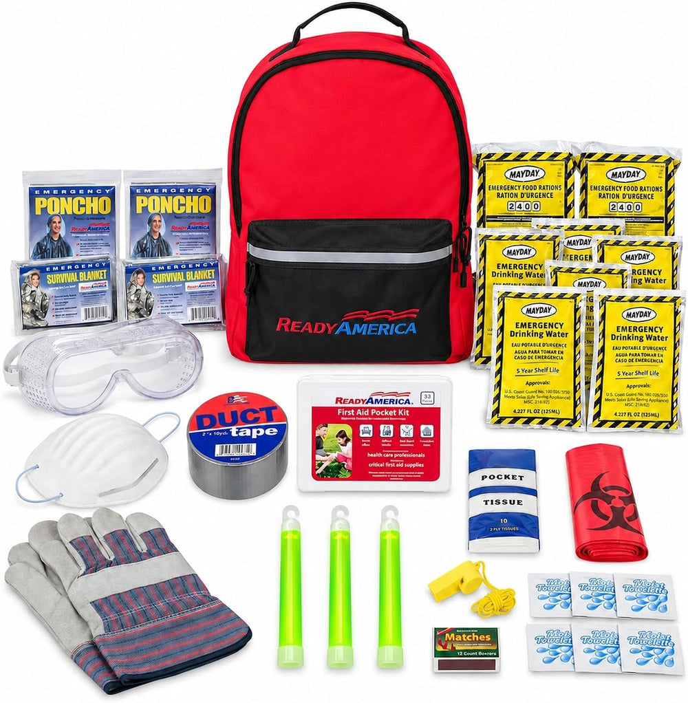 Ready America 70287 Tornado Emergency 2-Person 3-Day Backpack