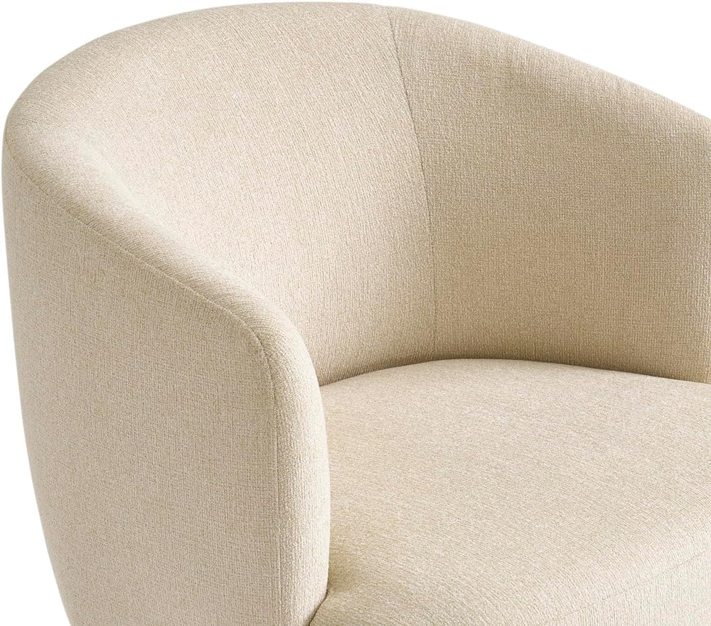 mopio Orbix Swivel Accent Chair, Upholstered (Cereal, Single, Swivel)