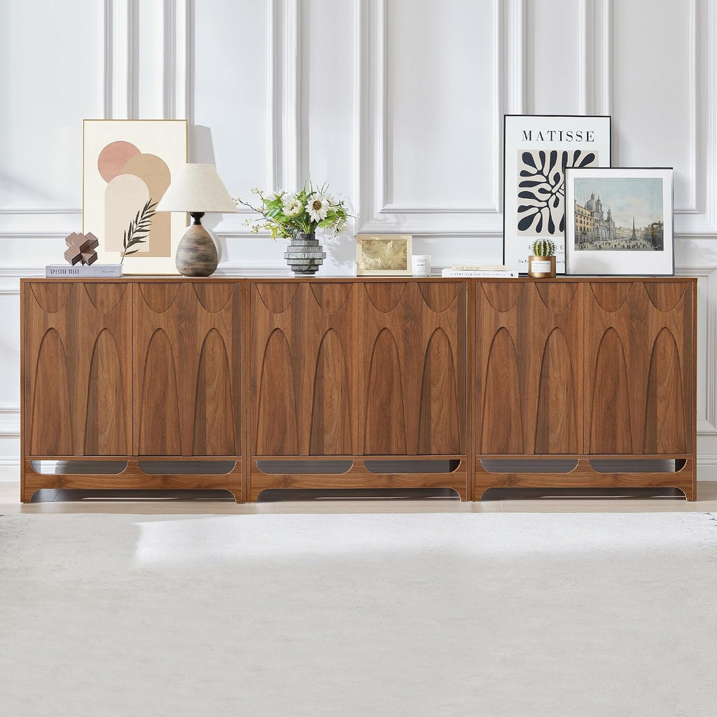 Bifins 31.5” W Walnut Sideboard Buffet Cabinet with Storage