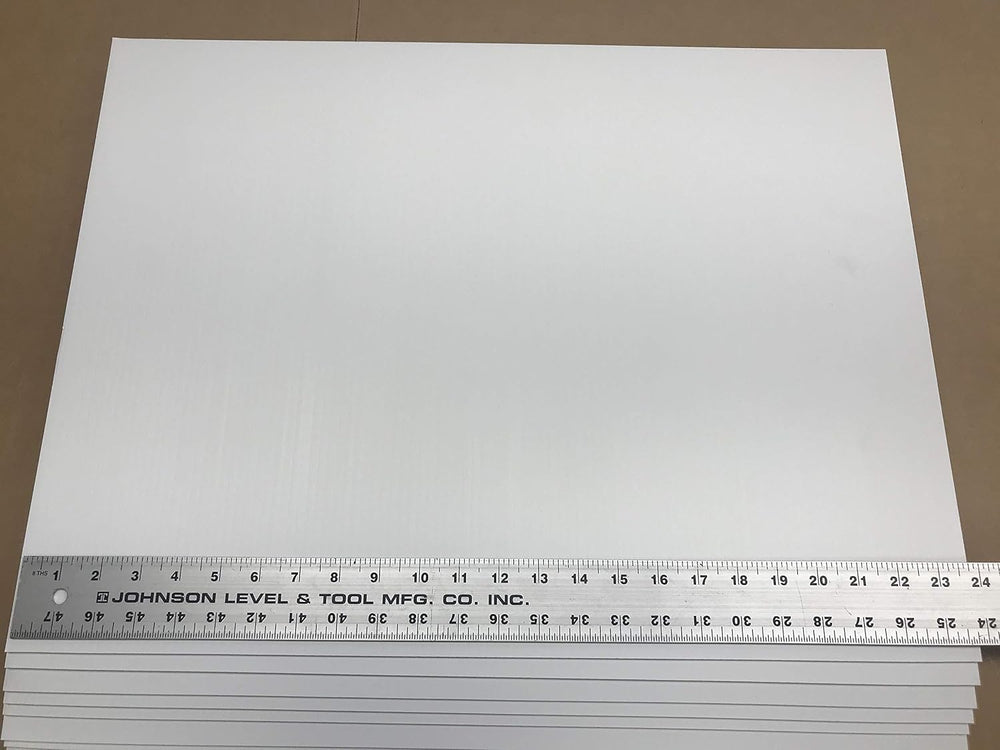 10 White Signs Blank 18''x24'' & 10 Double H 10''...