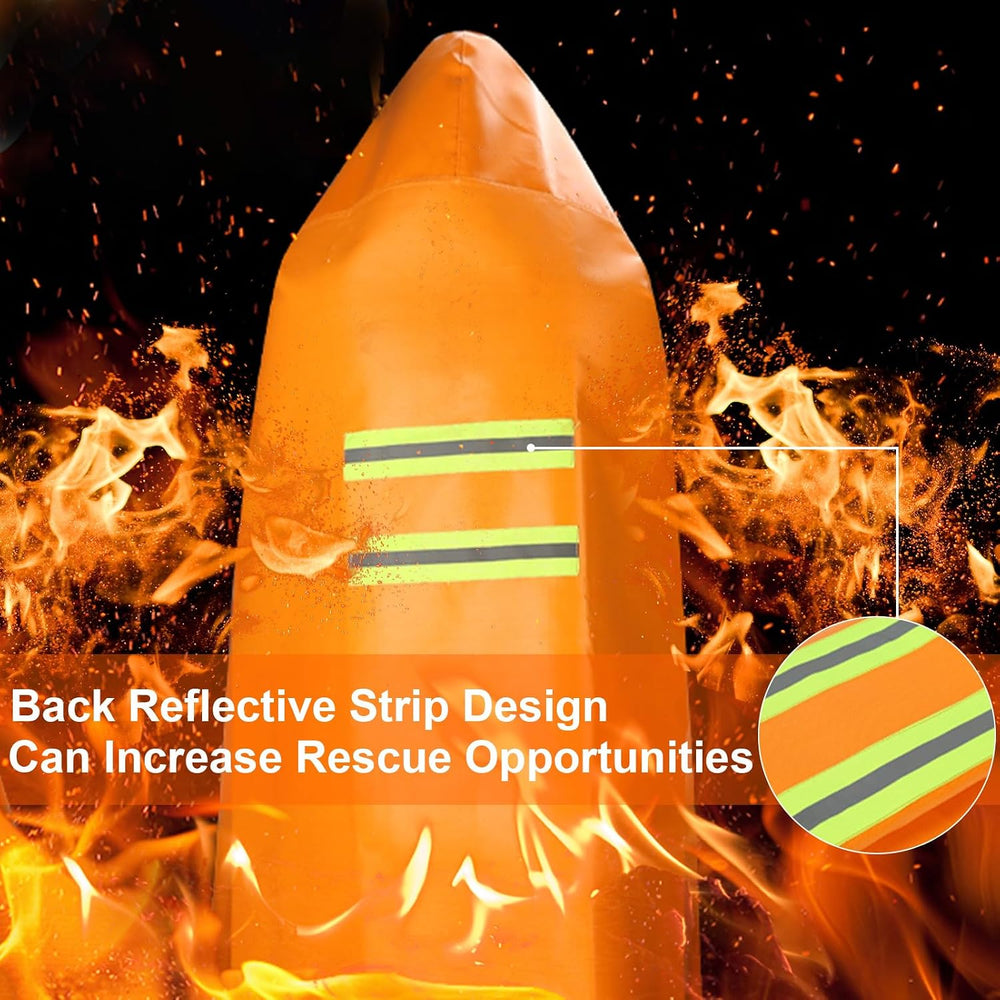 Fire Escape Cloak, Extra Big, Emergency Used as A Fire Blanket, for Home