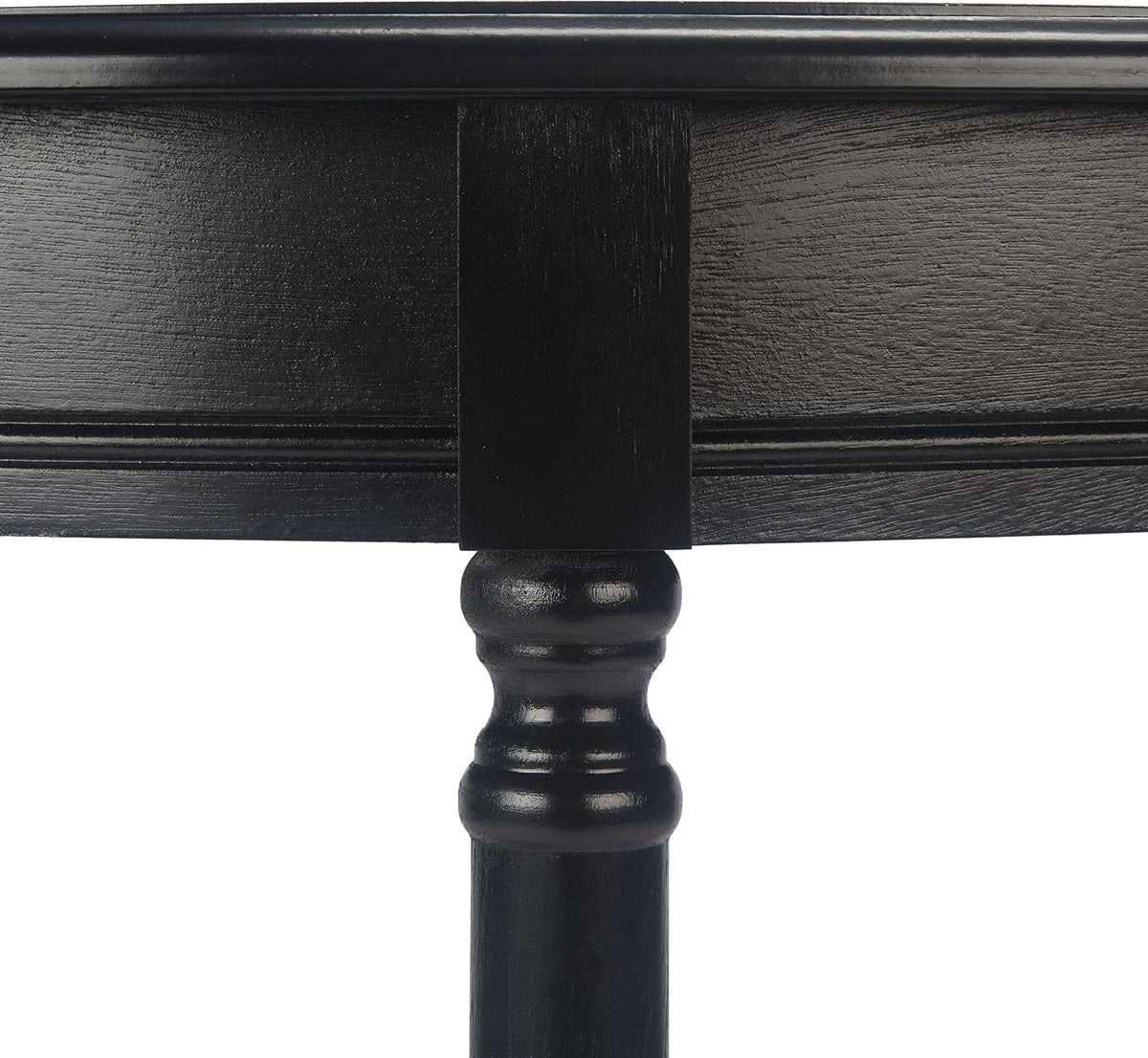 SAFAVIEH Tinsley Wood Console Entryway Table, 28" Black CNS5723B