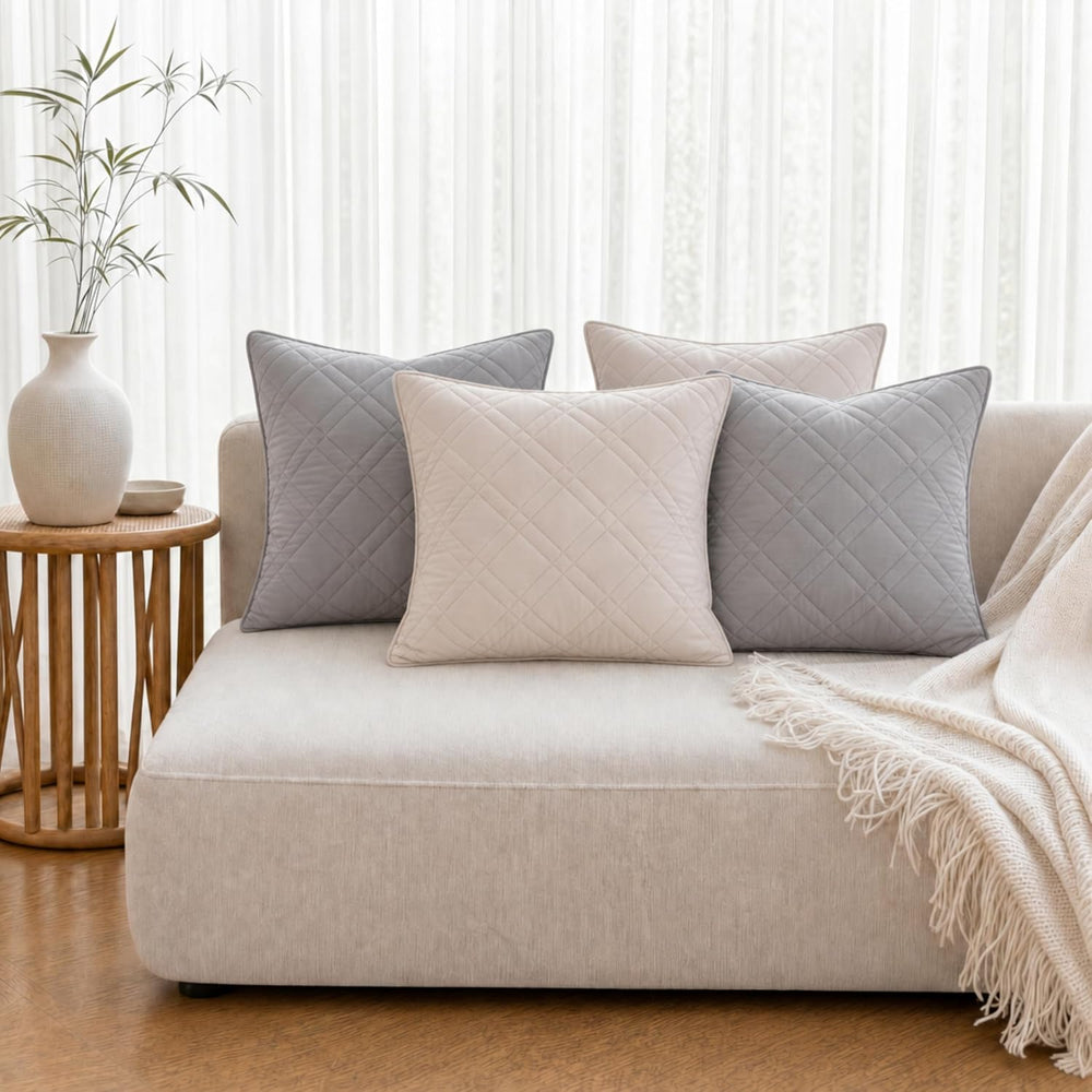 Simple&Opulence 100% Viscose Derived from Bamboo Euro Sham Covers 24x24, ...