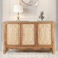 RoyalCraft Sideboard Buffet Cabinet with Storage, Natural Solid Wood