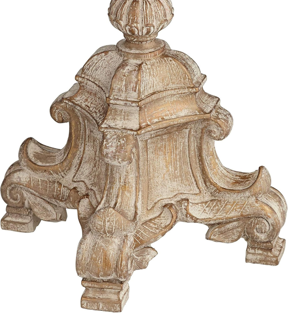 Regency Hill Duval 63 1/2" Tall French Crystal Candlestick Floor Lamp