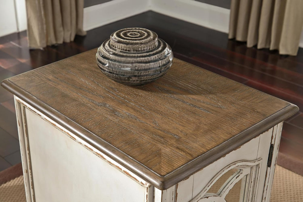 Signature Design by Ashley Realyn Chairside End Table with Storage