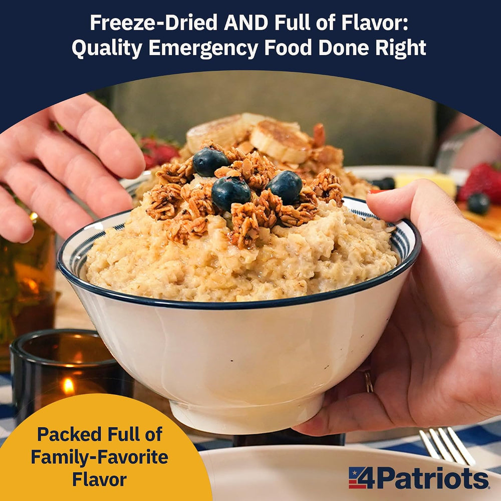 4Patriots 72-Hour Survival Food Kit: Emergency Food Supply Designed to Last 2...