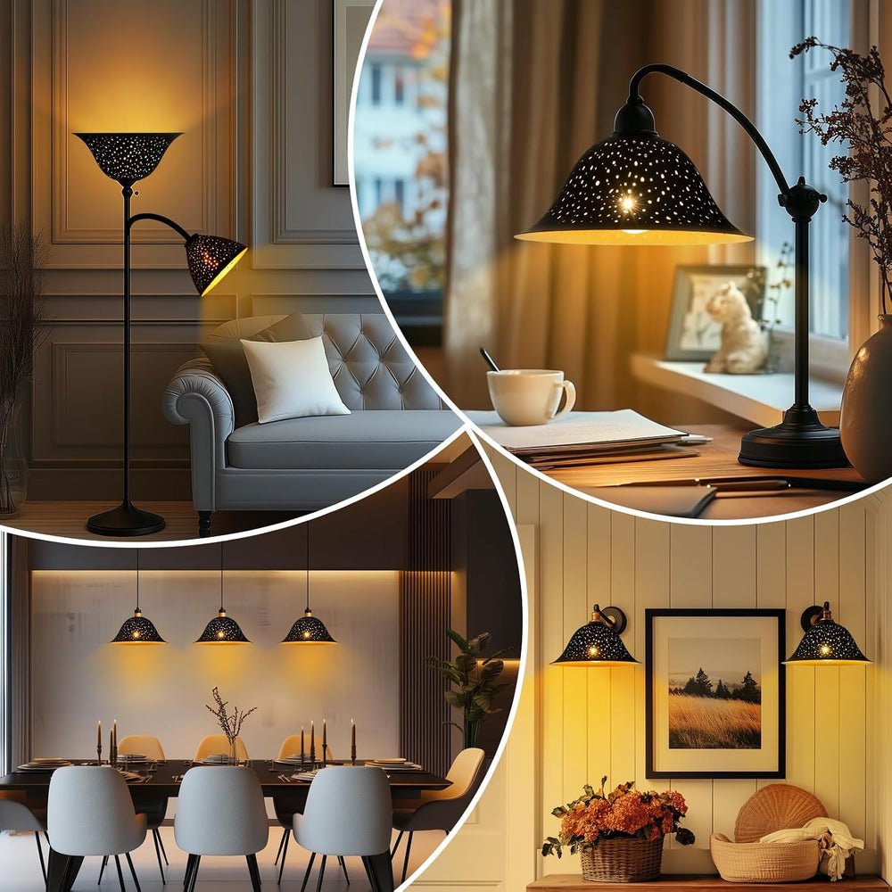 Metal Lamp Shade for Floor Lamp,Torchiere Lamp Shade Replacement,Swag Lamp