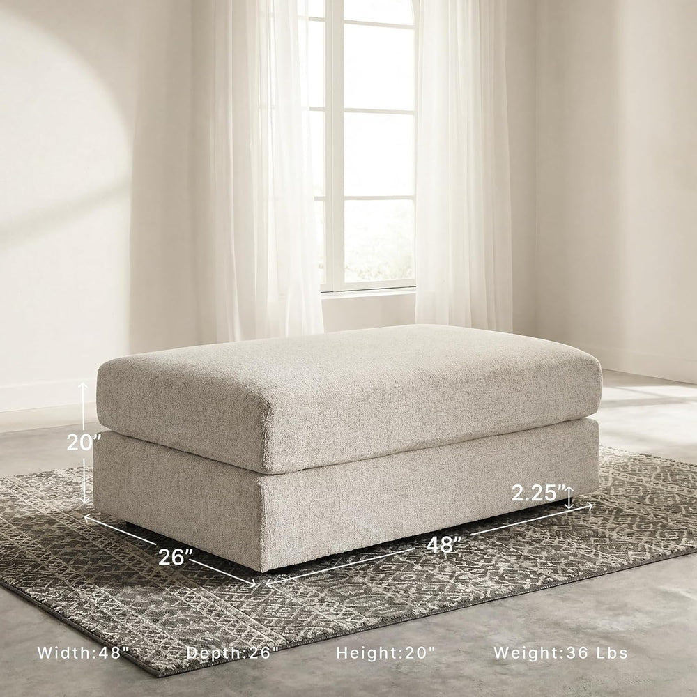 Signature Design by Ashley Soletren Oversized Ottoman, Stone