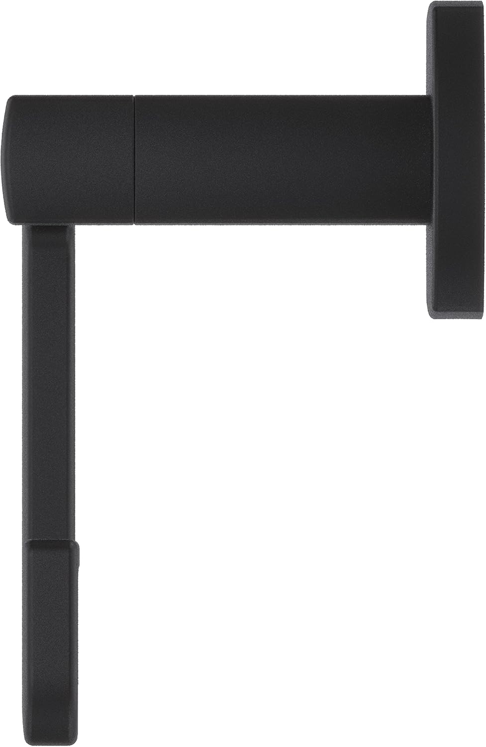 Pfister Deckard Matte Black Hand Towel Ring for Bathroom Wall BRB-DA1B