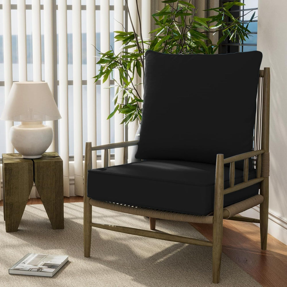 22" x 22" x 6" Outdoor Deep Seat Cushions Set - 6 Set Waterpro...