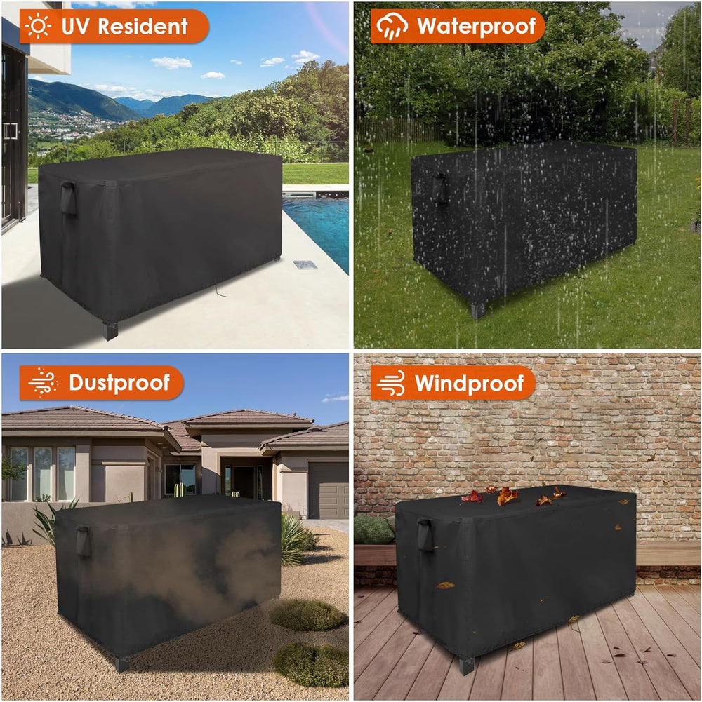 Outdoor Table Cover for Patio Coffee Table Waterproof-50x26x16in