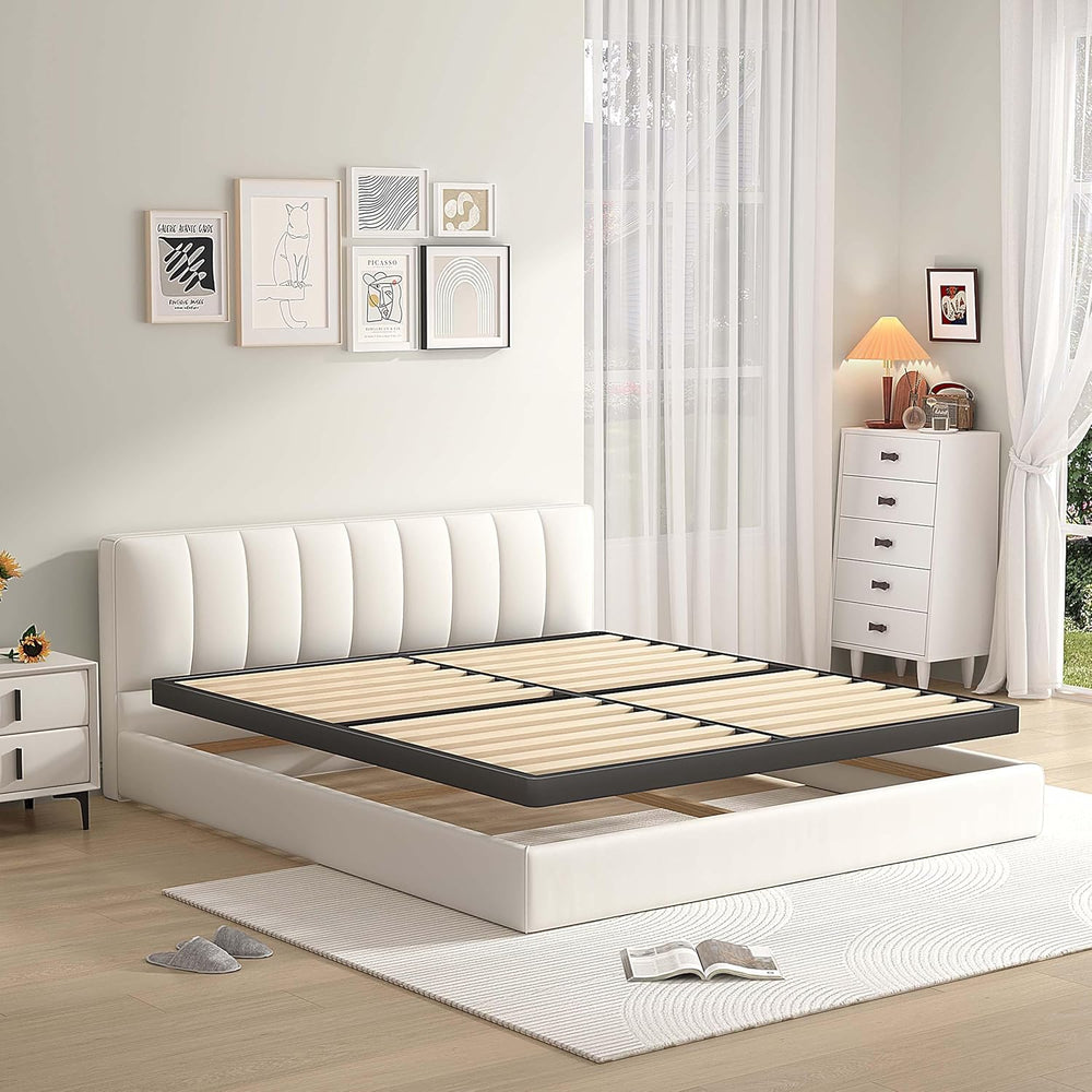 MAF Box Spring King 2 Inch with Round Corners, Bunkie Board with Wood Slats
