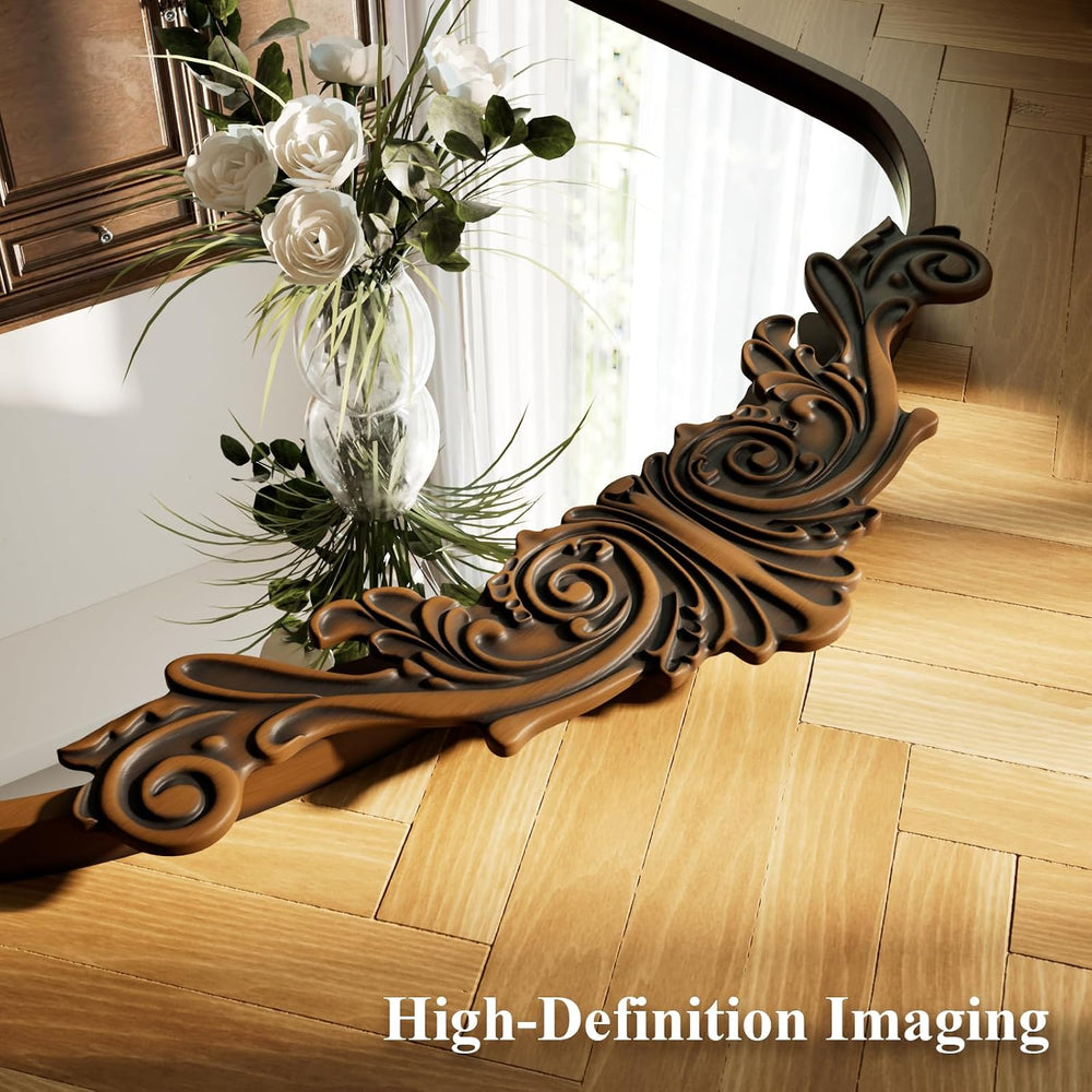 HARRITPURE 64"x21" Vintage Full Length Mirror, Arched Standing Mirror