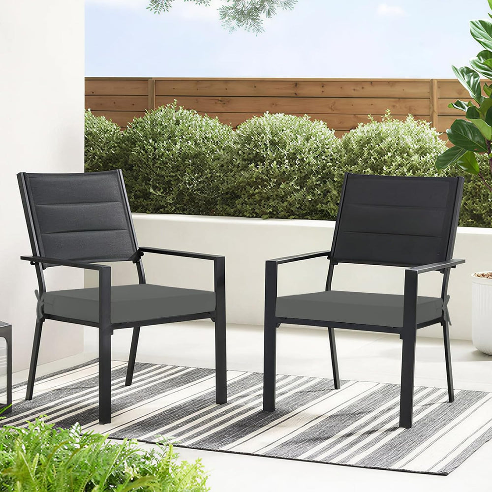 Basic Beyond Outdoor Chair Cushions for Patio Furniture, Waterproof Outdoor S...