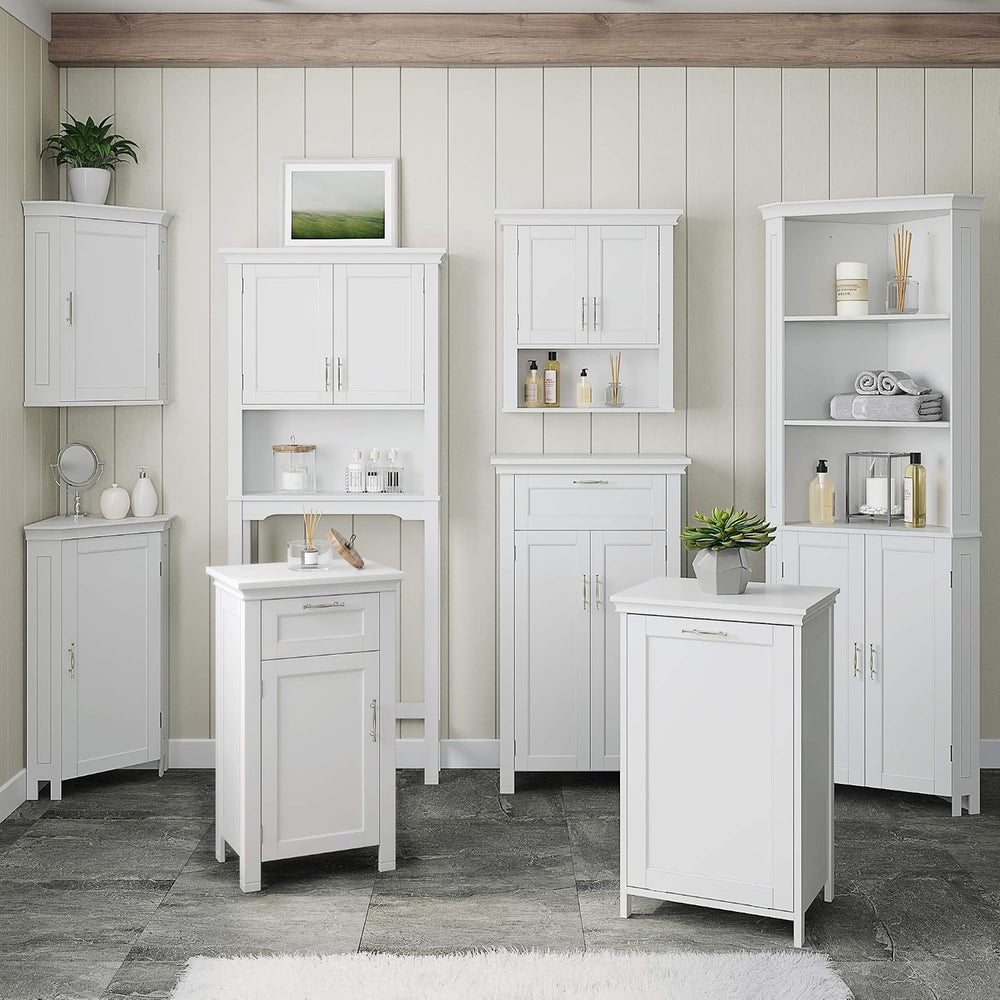 RiverRidge Somerset Two-Door Bathroom Wall Mount Medicine Cabinet, White