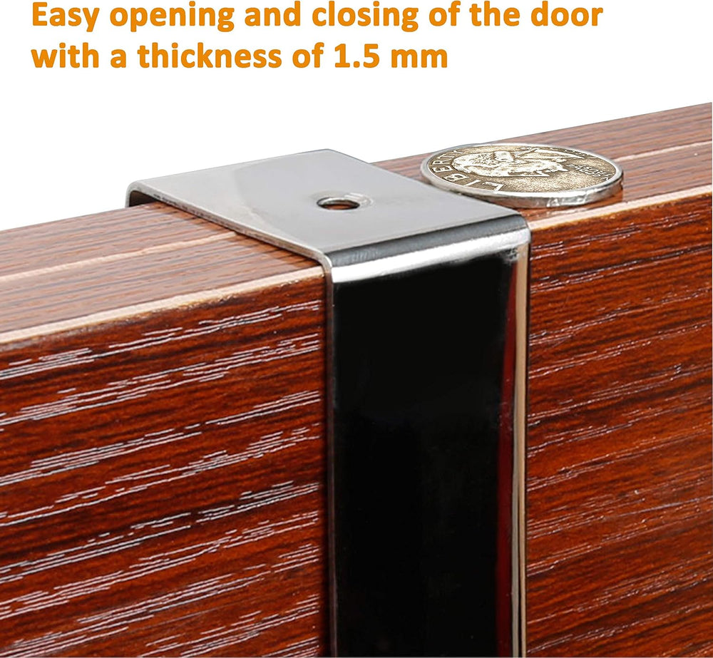 SKOLOO Over The Door Hook - for Doors up to 1-3/4'' Thickness, Pack o...