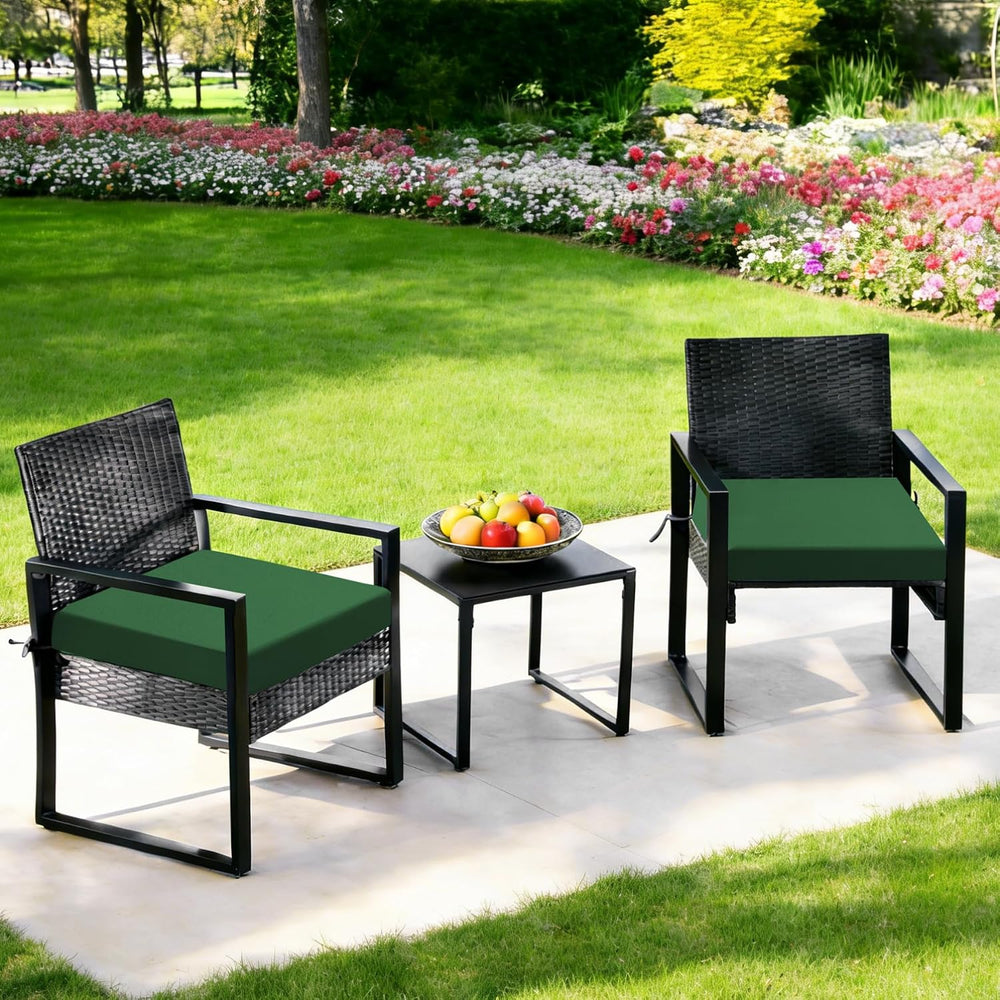 Outdoor Chair Cushions Set of 2, 22x22x3Inch Waterproof & Fade Resistant ...