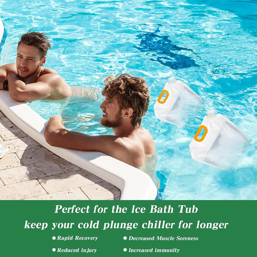 12 Pack 1.3 Gallon Collapsible Water Storage Bag