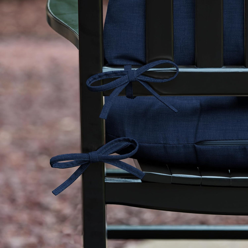 Arden Outdoor Rocking Chair Cushion, 20x18, Sapphire Blue