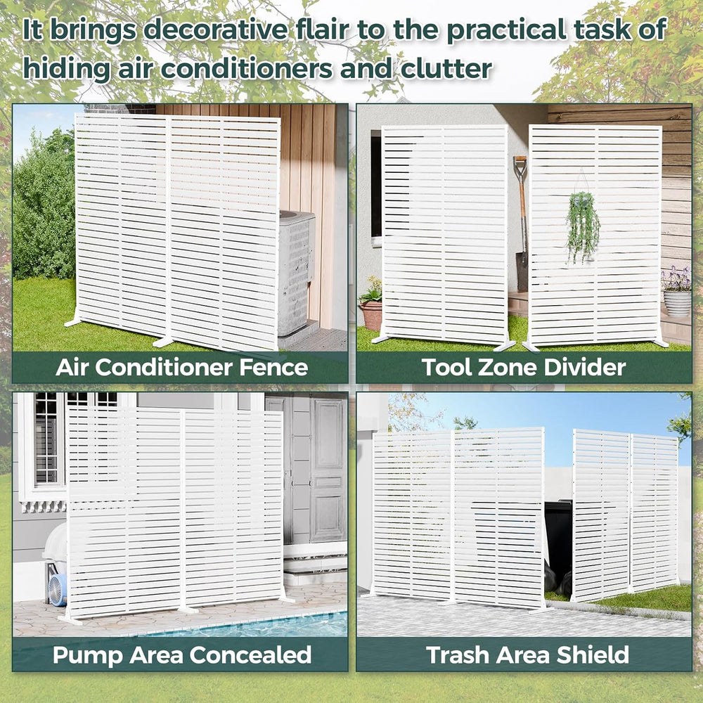 72" Privacy Screen Outdoor Privacy Fence Panel for Patio