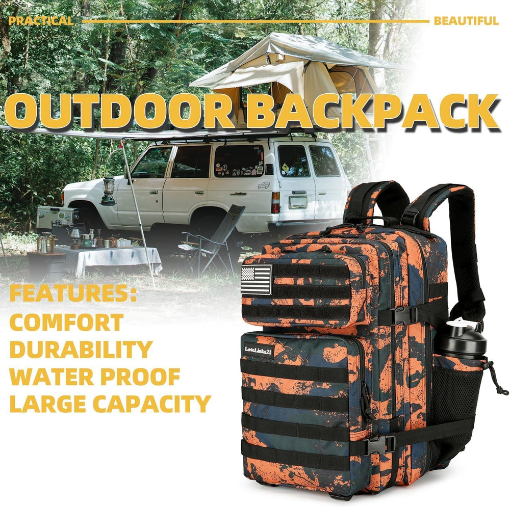 Military 45L Tactical Assault Backpack 3 day assault pack with Molle Waterpro...