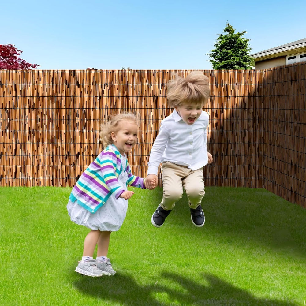 Reed Fence - Bamboo Fencing roll 4 feet high Outdoor Bamboo Privacy Screen fo...