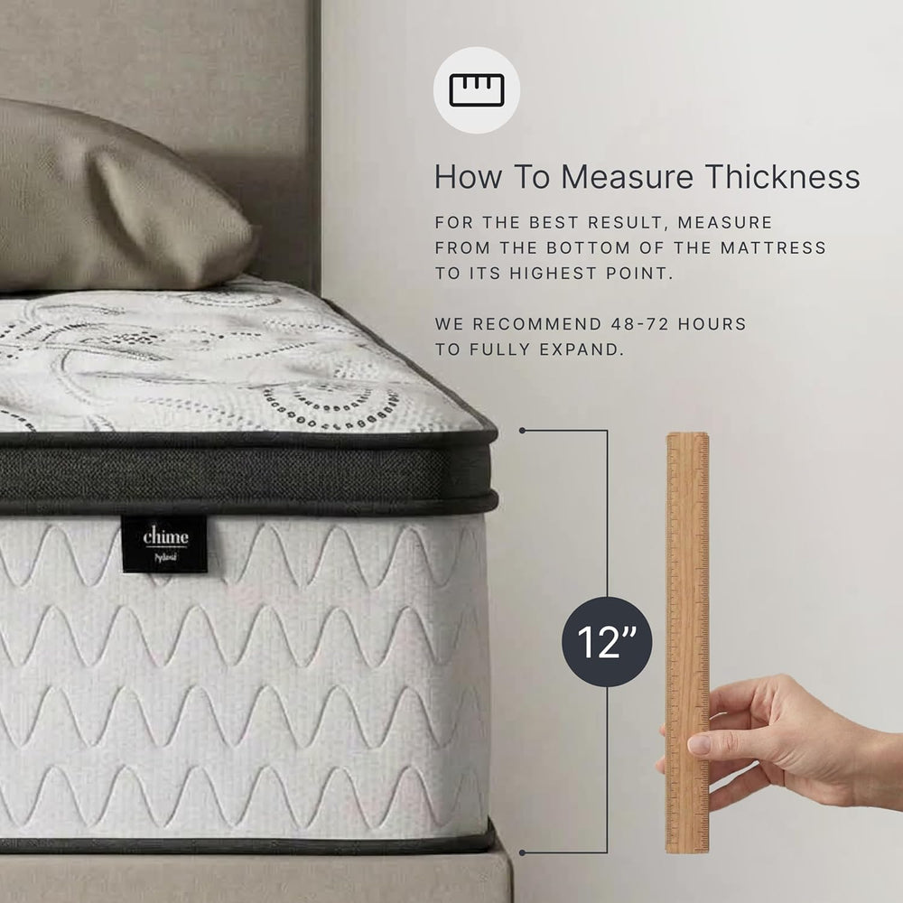 Signature Design by Ashley 12 Inch Memory Foam Queen Mattress in a Box