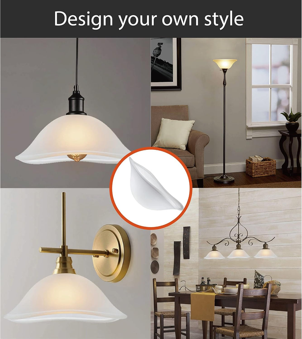Aspen Creative Amber 23095-01A Transitional Style Replacement Torchiere Glass...