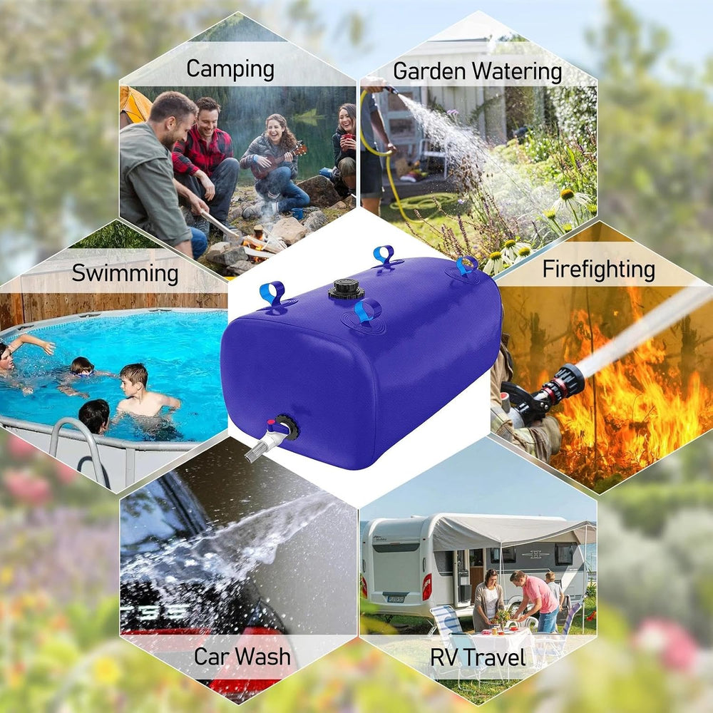 110L/29.06GAL Large Capacity Collapsible Water Storage Bladder