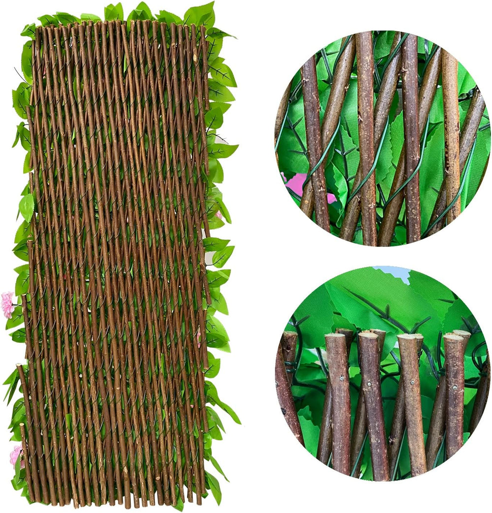 GLANT Expandable Fence Privacy Screen for Balcony Patio Outdoor,Decorative Fa...