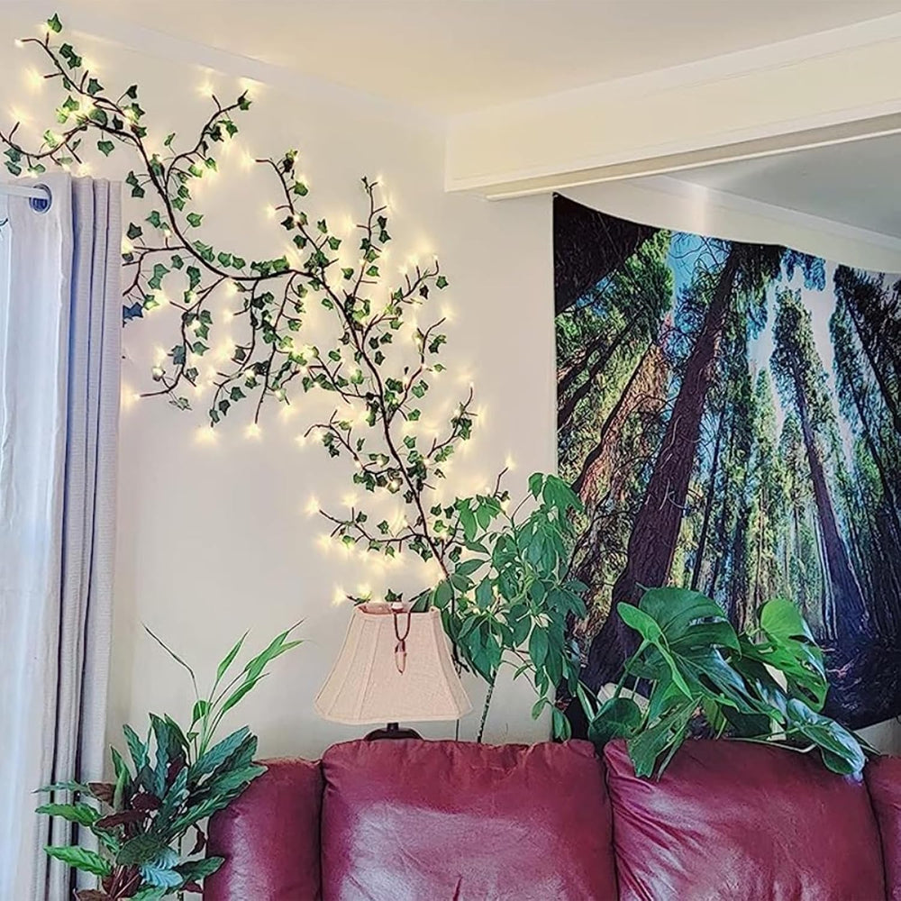 2PCS Enchanted Willow Vine Lights for Home Decor,Flexible DIY Lighted Branche...