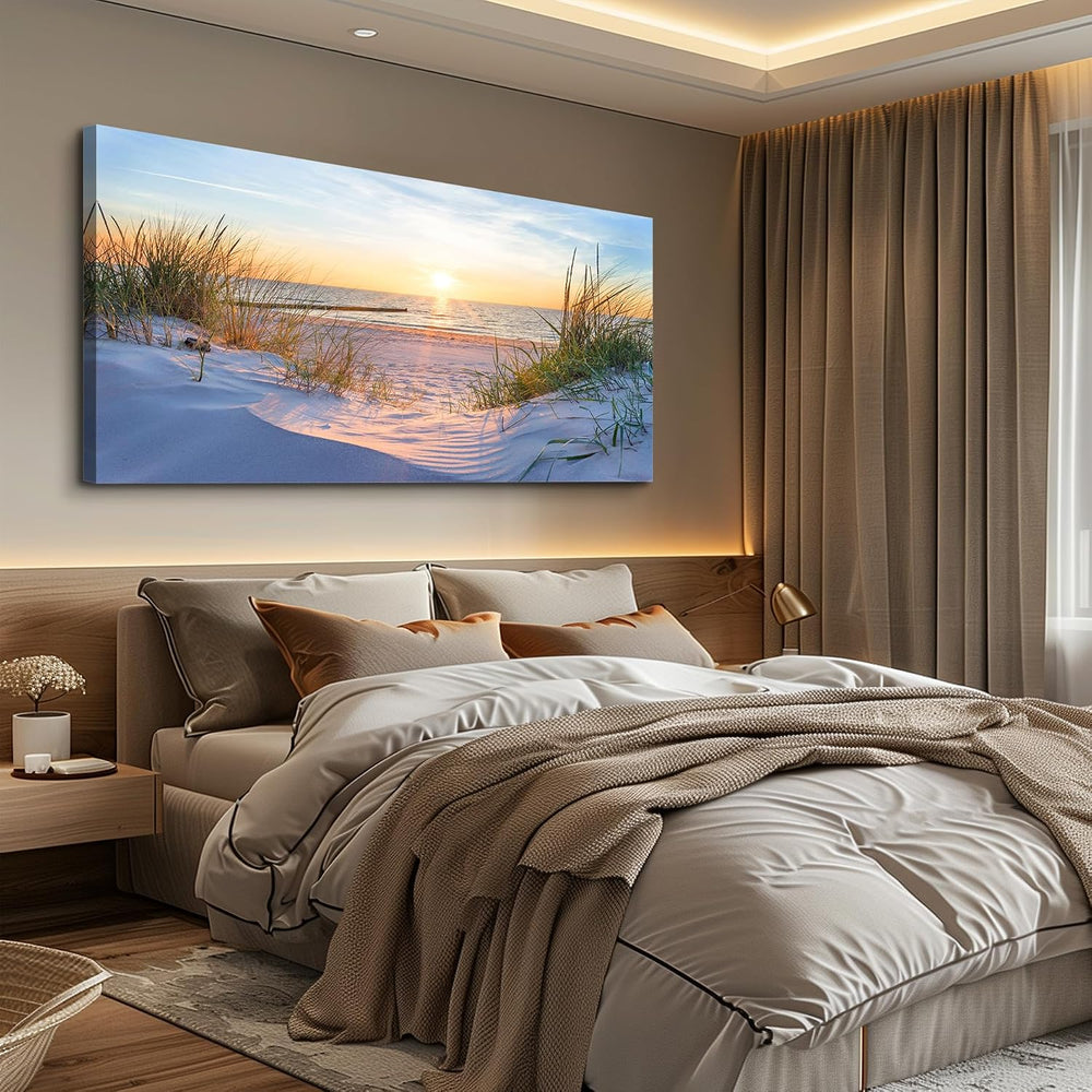 MHARTK66 Beach Canvas Wall Art For Living Room,Pictures for Bedroom,20"X...