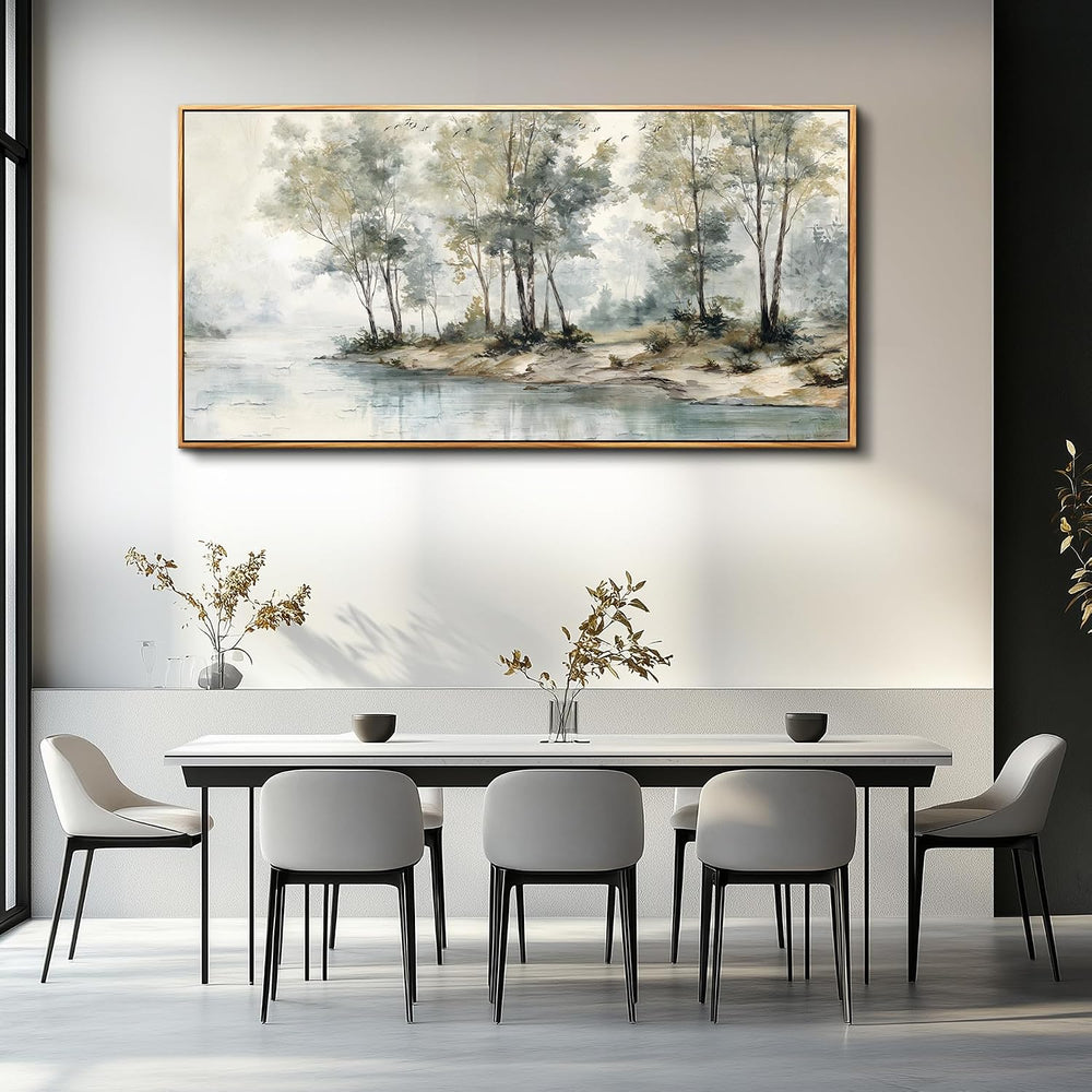 Wapluam Tree Of Life Wall Art Large Painting Modern Abstract Canvas Art Lands...
