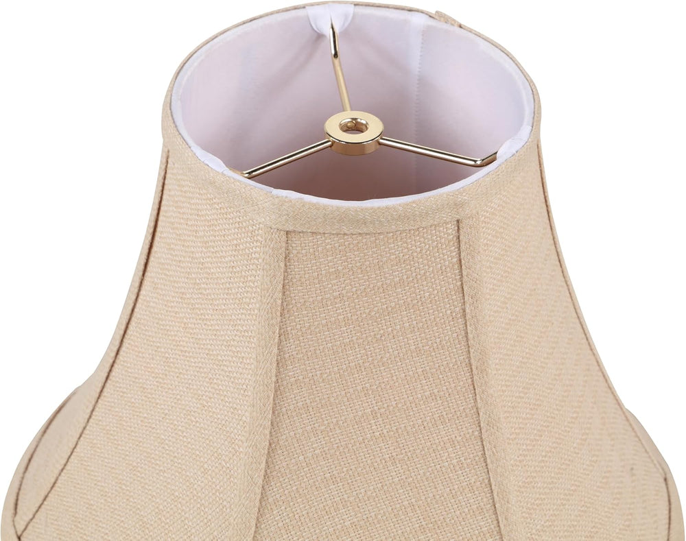Aspen Creative 30160A Transitional Bell Shape Spider Construction Lamp Shade ...