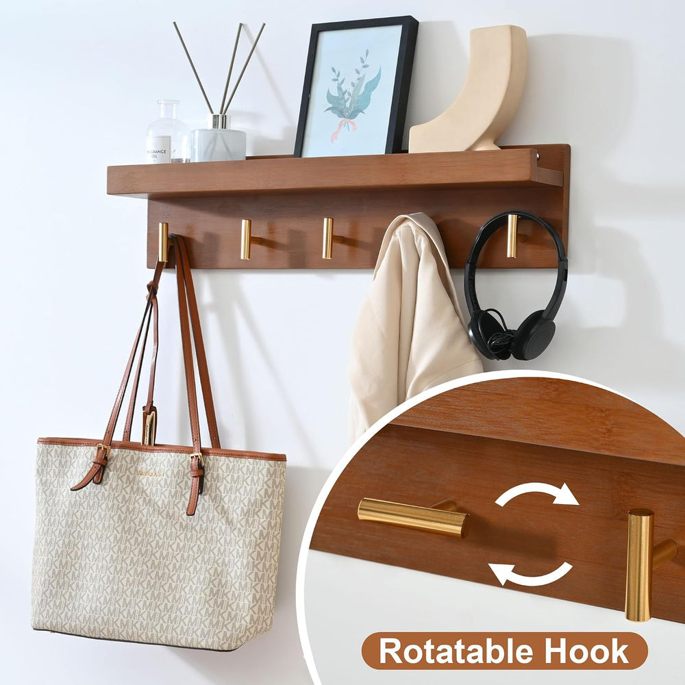 PETKABOO Shoe Rack for Front Door Entrance, 28” Entryway Bench with Coat Rack...