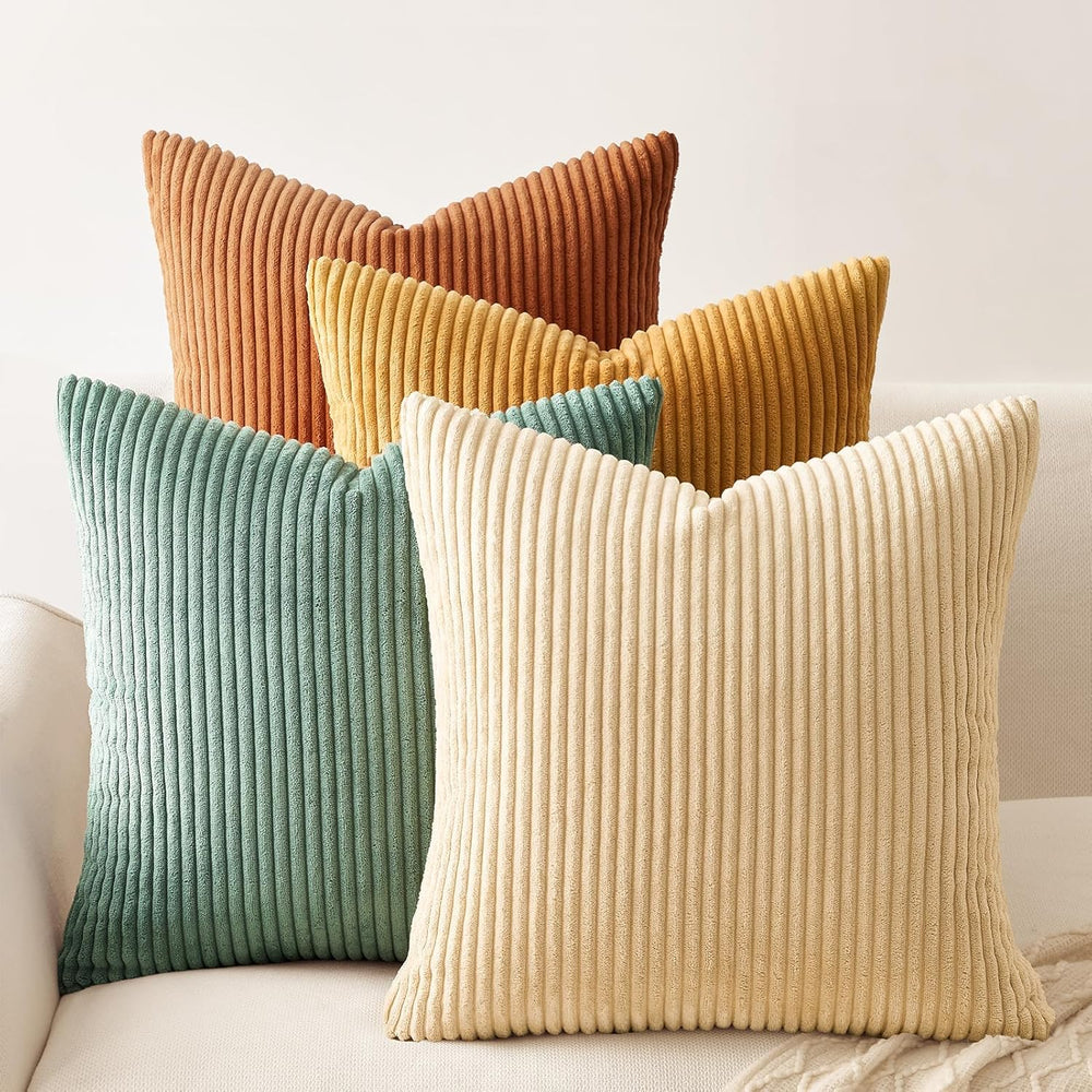 Topfinel Large Decorative Throw Pillow Covers, Soft Velvet Modern Double-Side...
