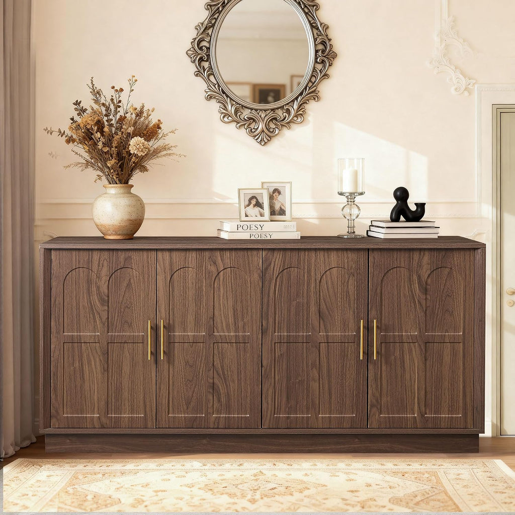 66.5" Sideboard Buffet Cabinet with Storage, Modern Credenza