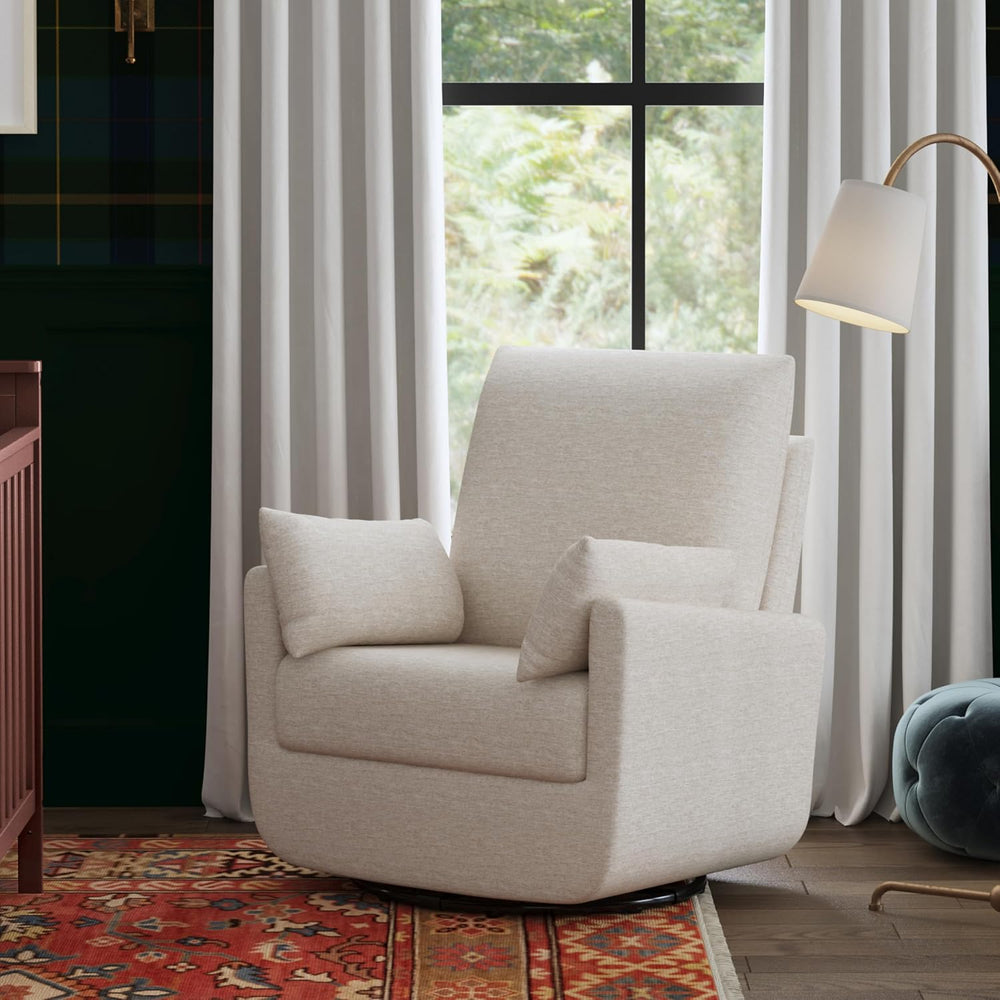Davinci Juno Swivel Glider, GREENGUARD Gold Certified, Beach
