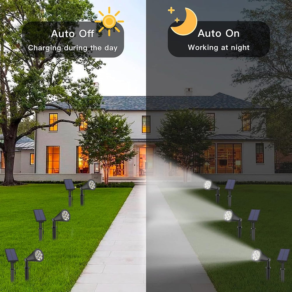 Solar Spot Lights Outdoor, Solar Lights for Yard, Solar Light for Flag