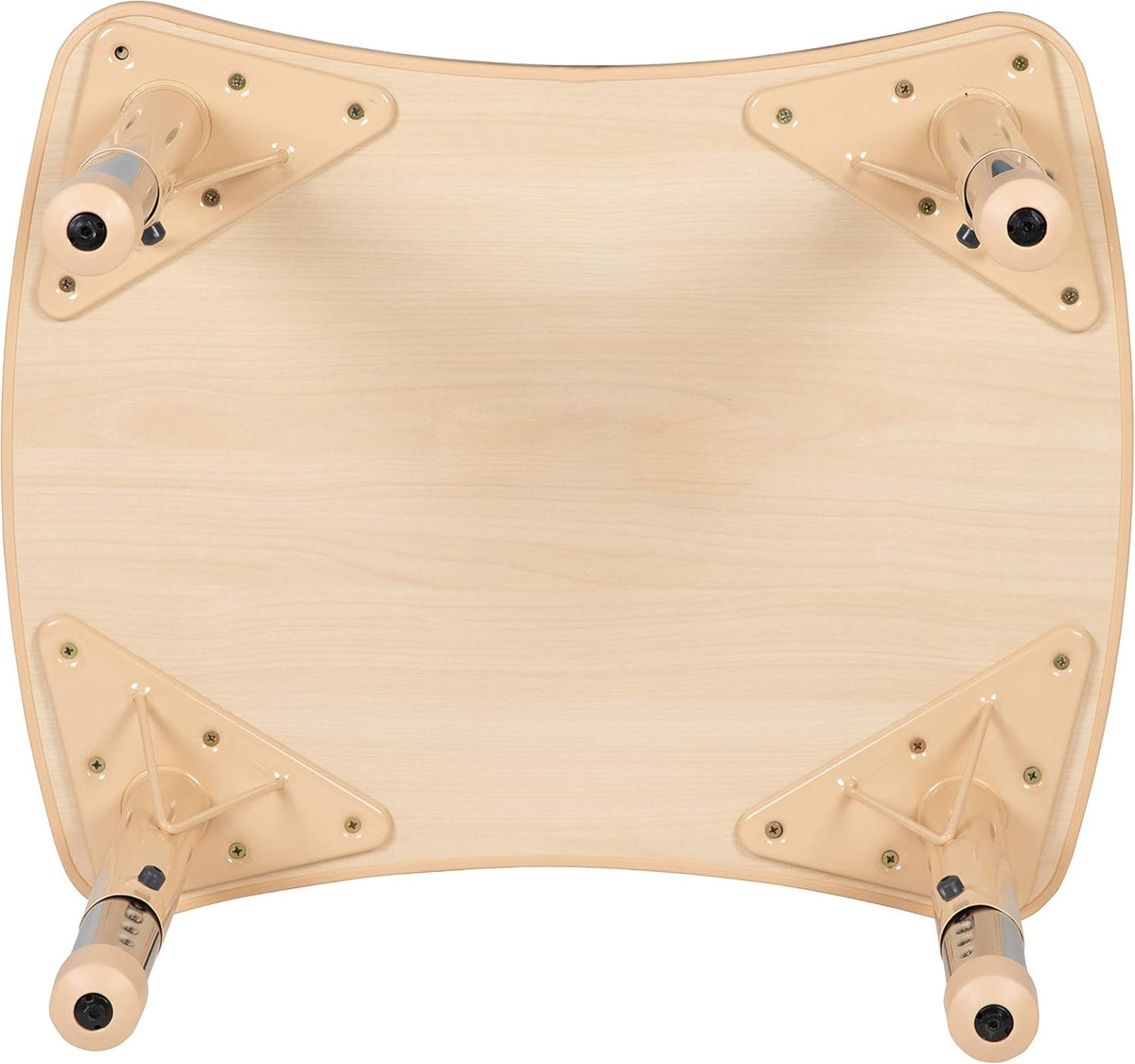 Flash Furniture Wren 21.875"W x 26.625"L Rectangular Natural Plastic Height Adjustable Activity Table