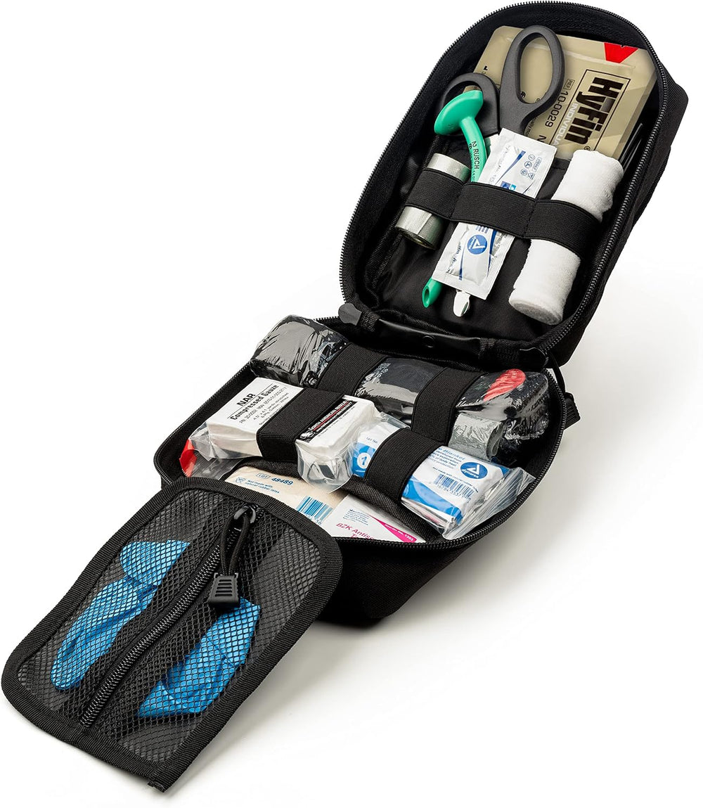 Scherber Premium IFAK Kit Trauma Pack | HSA/FSA Approved | Fully Stocked MOLL...