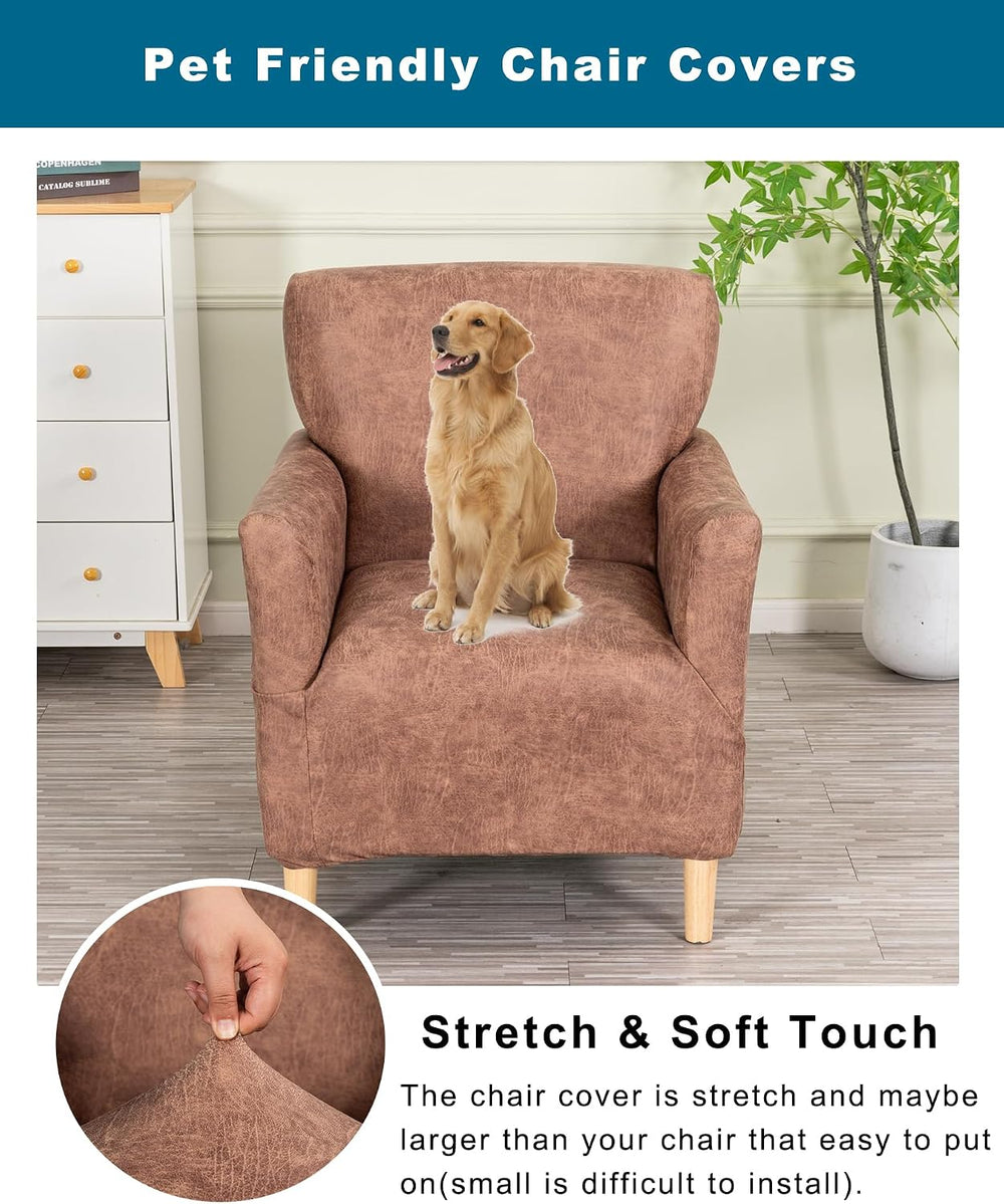 CRFATOP Accent Chair Cover, Stretch Armchair Slipcover for Living Room,A31