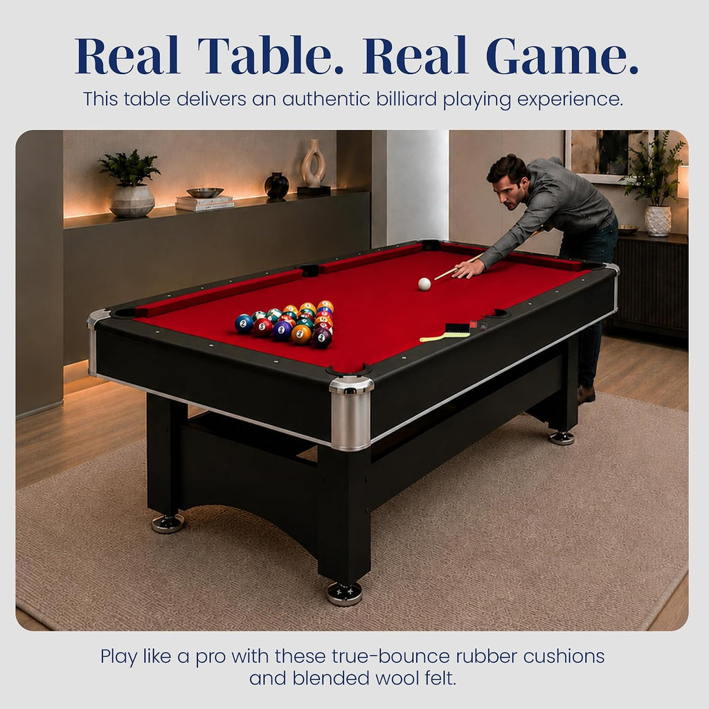 hathaway spartan pool table & ping pong top, close-up detail
