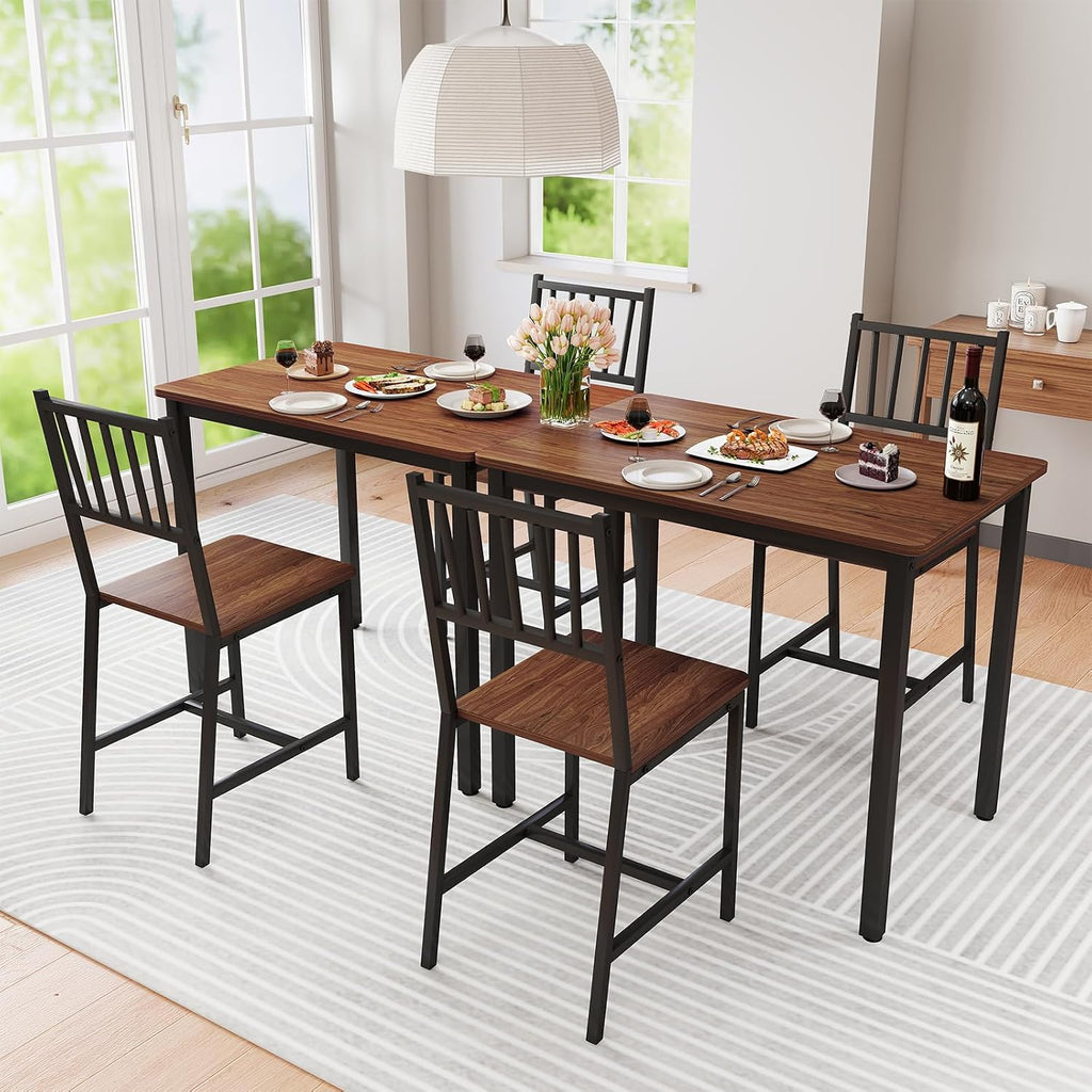 yafylly 3 piece dining table set for 2 on a desk or shelf